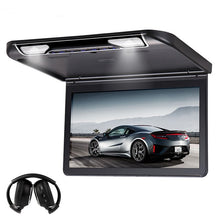 Load image into Gallery viewer, XST 13.3 Inch Car Ceiling Flip Down Roof Mount Monitor with Full 1920x1080 Screen MP5 Player With HDMI USB SD IR FM Transmitter