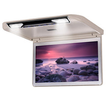 Load image into Gallery viewer, XST 13.3 Inch Car Ceiling Flip Down Roof Mount Monitor with Full 1920x1080 Screen MP5 Player With HDMI USB SD IR FM Transmitter