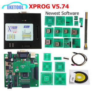 XPROG V5.55 V5.70 V5.74 V5.84 X-PROG M Metal Box Xprog V5.84 XPROG-M ECU Programmer Tool  X Prog M Box V5.84 Full Adapters