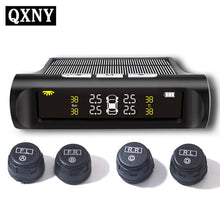 Load image into Gallery viewer, Smart Car TPMS Tyre Pressure Monitoring System Solar Power charging Digital LCD Display Auto Security Alarm Systems