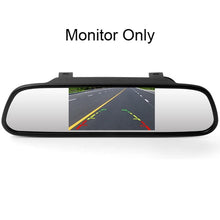 Load image into Gallery viewer, Podofo 4.3 inch Car HD Rearview Mirror Monitor CCD Video Auto Parking Assistance LED Night Vision Reversing Rear View Camera