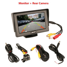 Load image into Gallery viewer, Jansite 4.3 Inch TFT LCD Car Monitor Display Wireless Cameras Reverse Camera Parking System for Car Rearview Monitors NTSC PAL