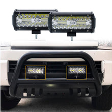 Load image into Gallery viewer, 7 Inch 120W Combo Led Light Bars Spot Flood Beam for Work Driving Offroad Boat Car Tractor Truck 4x4 SUV ATV 12V 24V