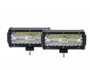 7 Inch 120W Combo Led Light Bars Spot Flood Beam for Work Driving Offroad Boat Car Tractor Truck 4x4 SUV ATV 12V 24V