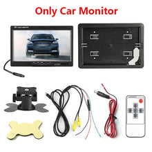 Load image into Gallery viewer, Jansite 7 inches TFT LCD Car Monitor Wireless version HD Display camera Reverse Assistance Camera Paking System 18IR LED camera