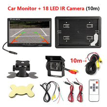 Load image into Gallery viewer, Jansite 7 inches TFT LCD Car Monitor Wireless version HD Display camera Reverse Assistance Camera Paking System 18IR LED camera