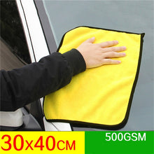 Load image into Gallery viewer, mling 30x30/60CM Car Wash Microfiber Towel Car Cleaning Drying Cloth Hemming Car Care Cloth Detailing Car Wash Towel For Toyota