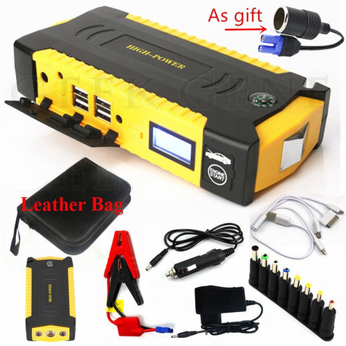 High Power Car Jump Starter 600A 12V Starting Device  Power Bank Petrol Diesel Car Battery Booster Charger Buster Car Starter CE