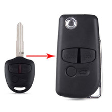 Load image into Gallery viewer, Dandkey 2 3 Buttons Modified Car key Case Shell For Mitsubishi Lancer ASX Grandis Evolution Outlander LANCER-EX Left/Right Blade