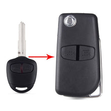 Load image into Gallery viewer, Dandkey 2 3 Buttons Modified Car key Case Shell For Mitsubishi Lancer ASX Grandis Evolution Outlander LANCER-EX Left/Right Blade