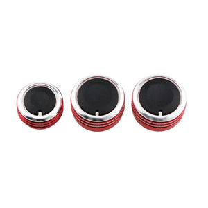 Jameo Auto 3 Pcs/Set Car Air Conditioning Heat Control Switch AC Knob for Volkswagen VW Caddy 2005 - 2010 Auto Parts Accessories