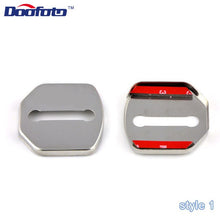 Load image into Gallery viewer, Doofoto Car Styling Stainless Steel Emblems Door Lock Covers Sticker Accessories For Ford Focus 2 3 Mondeo Ecosport Kuga Mk3 Mk4