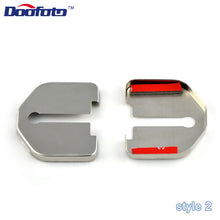 Load image into Gallery viewer, Doofoto Car Styling Stainless Steel Emblems Door Lock Covers Sticker Accessories For Ford Focus 2 3 Mondeo Ecosport Kuga Mk3 Mk4