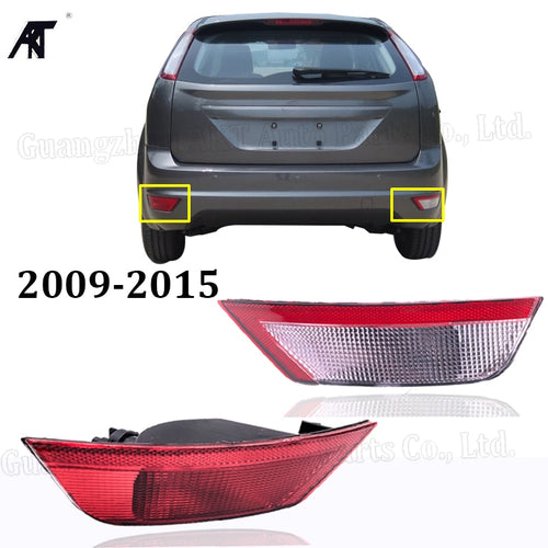 Auto Rear Bumper Fog Light Lamp Reflector Tail Light Lamp For FORD FOCUS MK3  2006 - 2010  / II DA 07-10