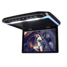 Load image into Gallery viewer, XST 17.3 Inch Car Roof Mount Monitor Flip Down TFT LCD Player With HD 1080P Video USB FM HDMI SD Touch Button Ceiling MP5 Player