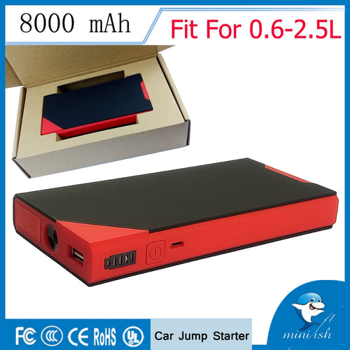 Hot Selling Mini Portable Car Jump Starter 12V  External Battery Charger  Auto Emergency Start Power Bank