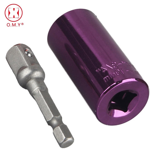 O.M.Y 2 Pcs/Set Magic Spanner Grip Multi Function Universal Ratchet Socket 7-19mm Power Drill Adapter Car Hand Tools Repair Kit