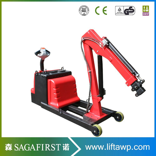 Mini Hydraulic Folding Floor Cranes for Industrial Lifting