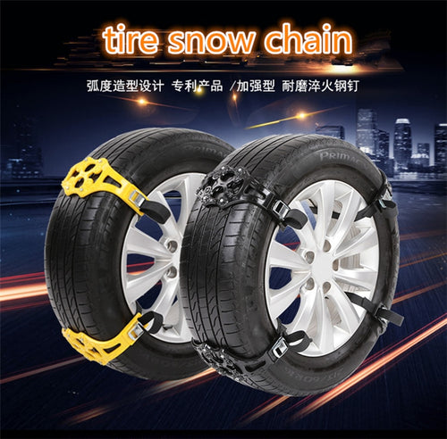 CAR TIRE SNOW CHAIN,WHEEL ANTISKID TOOLS,TRAFFIC SAFETY,TPU MATERIAL, ONE SET SALE 8 PIECES