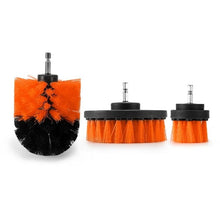 Load image into Gallery viewer, 3pcs Power Scrubber Brush Set For Drill Scrubber Power Brush  Scrub Brush Detailing Cleaning Cordless Drill Attachment Kit